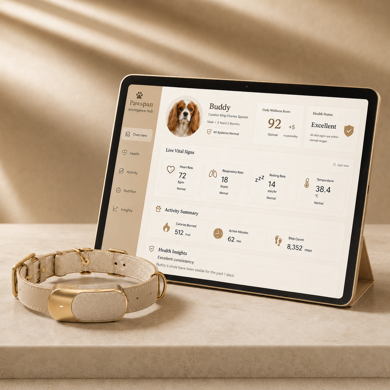 Pawspan Connected Care | Smart Collar and Intelligence Hub,