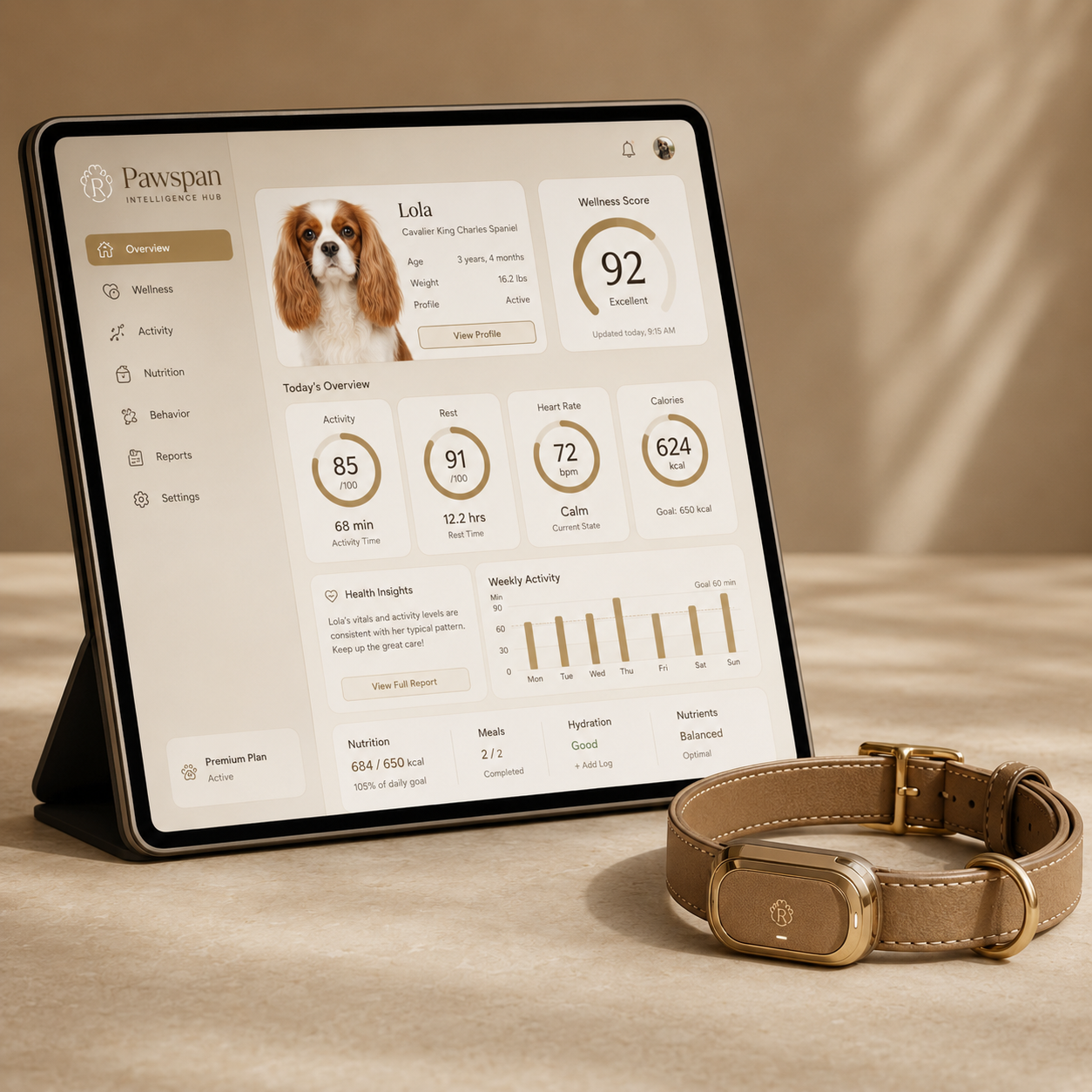 Pawspan Connected Care | Smart Collar and Intelligence Hub,